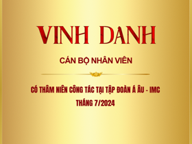 Dược phẩm Á Âu vinh danh nhân sự có thâm niên công tác: Hành trình ấn tượng đang được viết tiếp